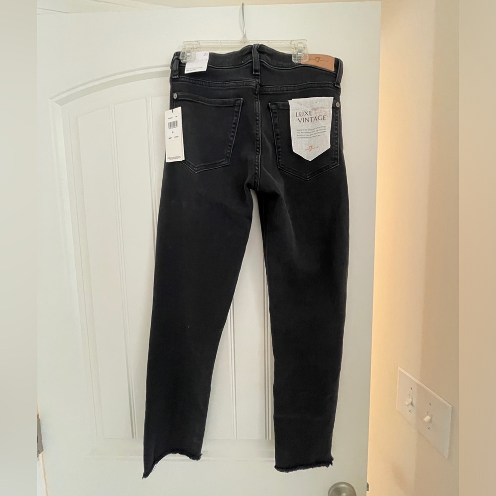 7 For All Mankind Raw Hem Jeans